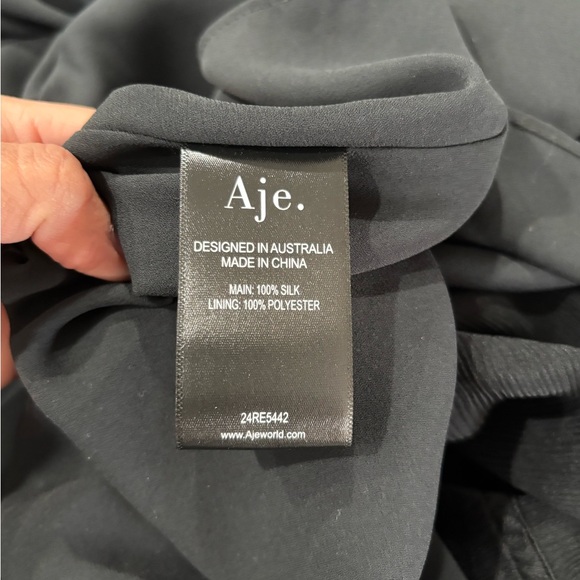 AJE Seraphina Silk Midi Dress - Picture 11 of 13